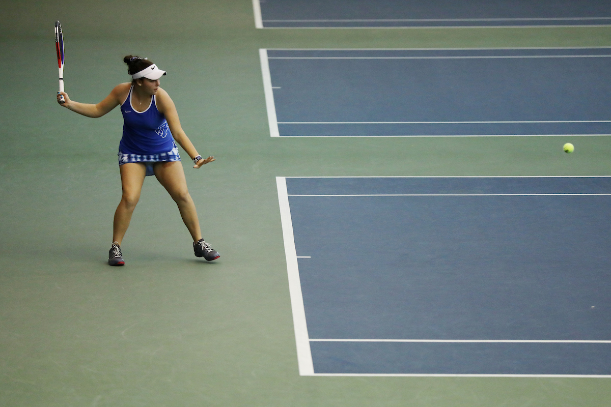 Alexis Merrill.

Kentucky women's tennis hosts Indiana

Photo by Quinn Foster | UK Athletics