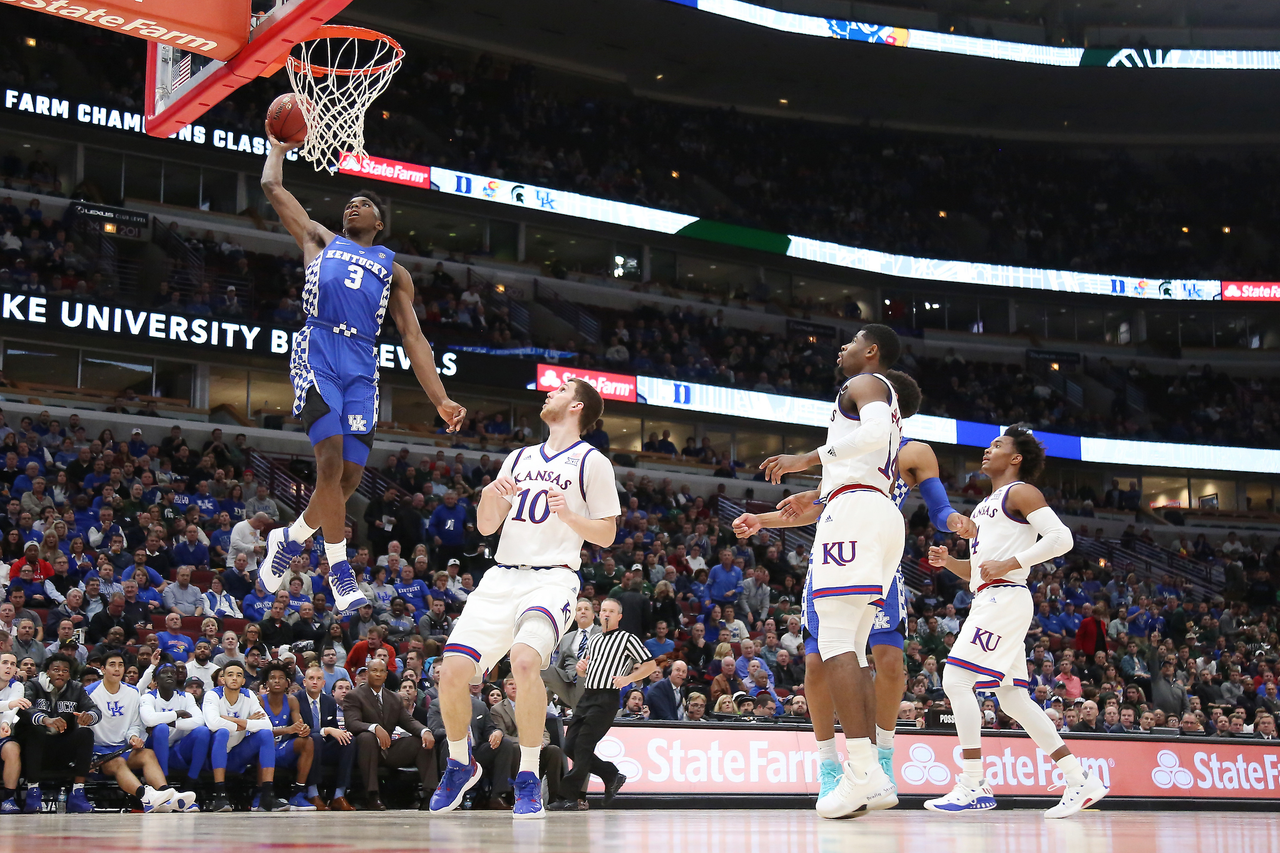 Hamidou Diallo.

The University of Kentucky men's basketball team falls to Kansas 65-61 in the Champions Classic at the United Center in Chicago, Ill., on Tuesday, November 14, 2017.

Photo by Chet White | UK Athletics