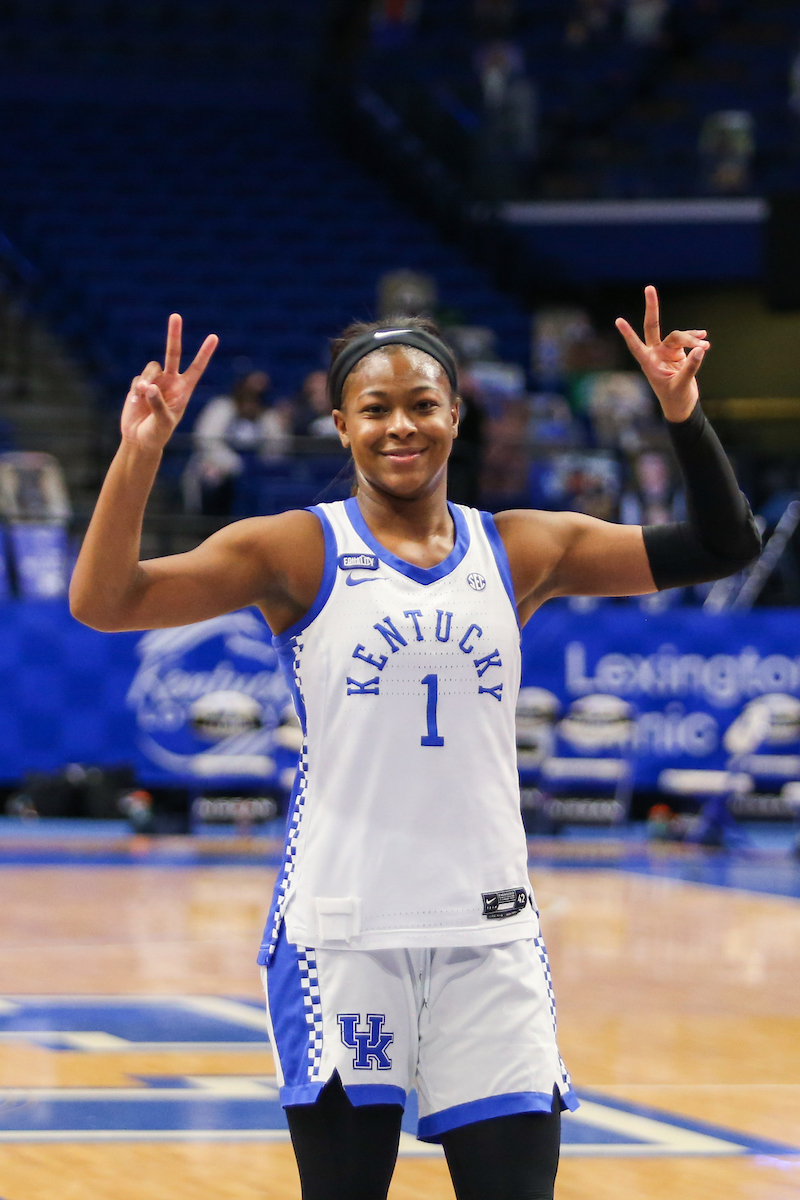 Robyn Benton.

Kentucky beats Alabama 81-68.

Photo by Hannah Phillips | UK Athletics