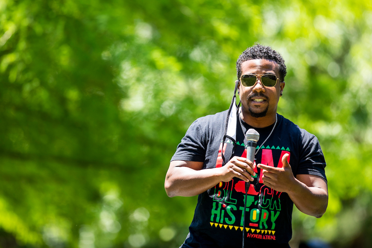 Rob Harris.

Walk Forward Lexington.

Photo by Chet White | UK Athletics