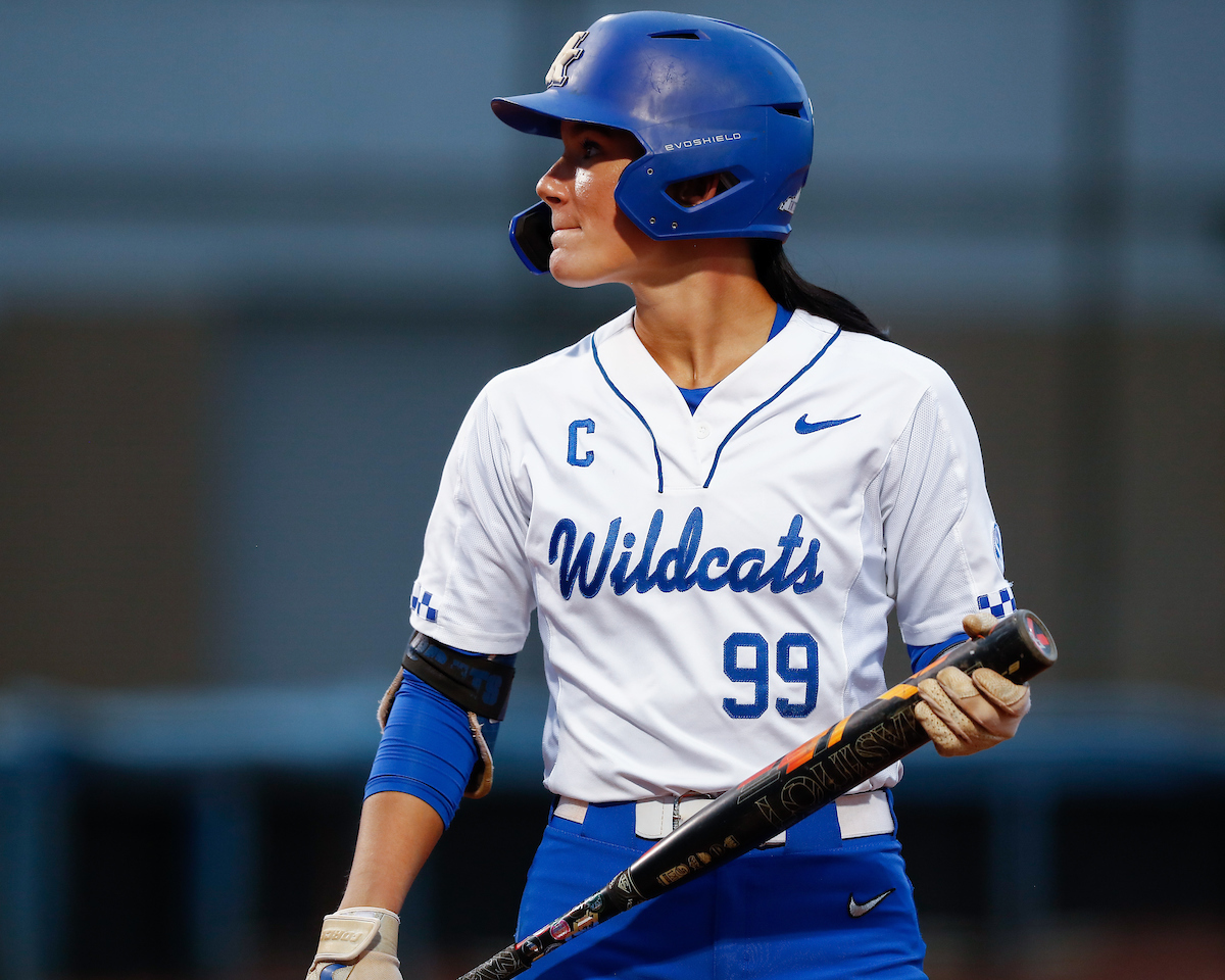 Kayla Kowalik.Kentucky loses to Missouri 9-1.Photo by Tommy Quarles | UK Athletics