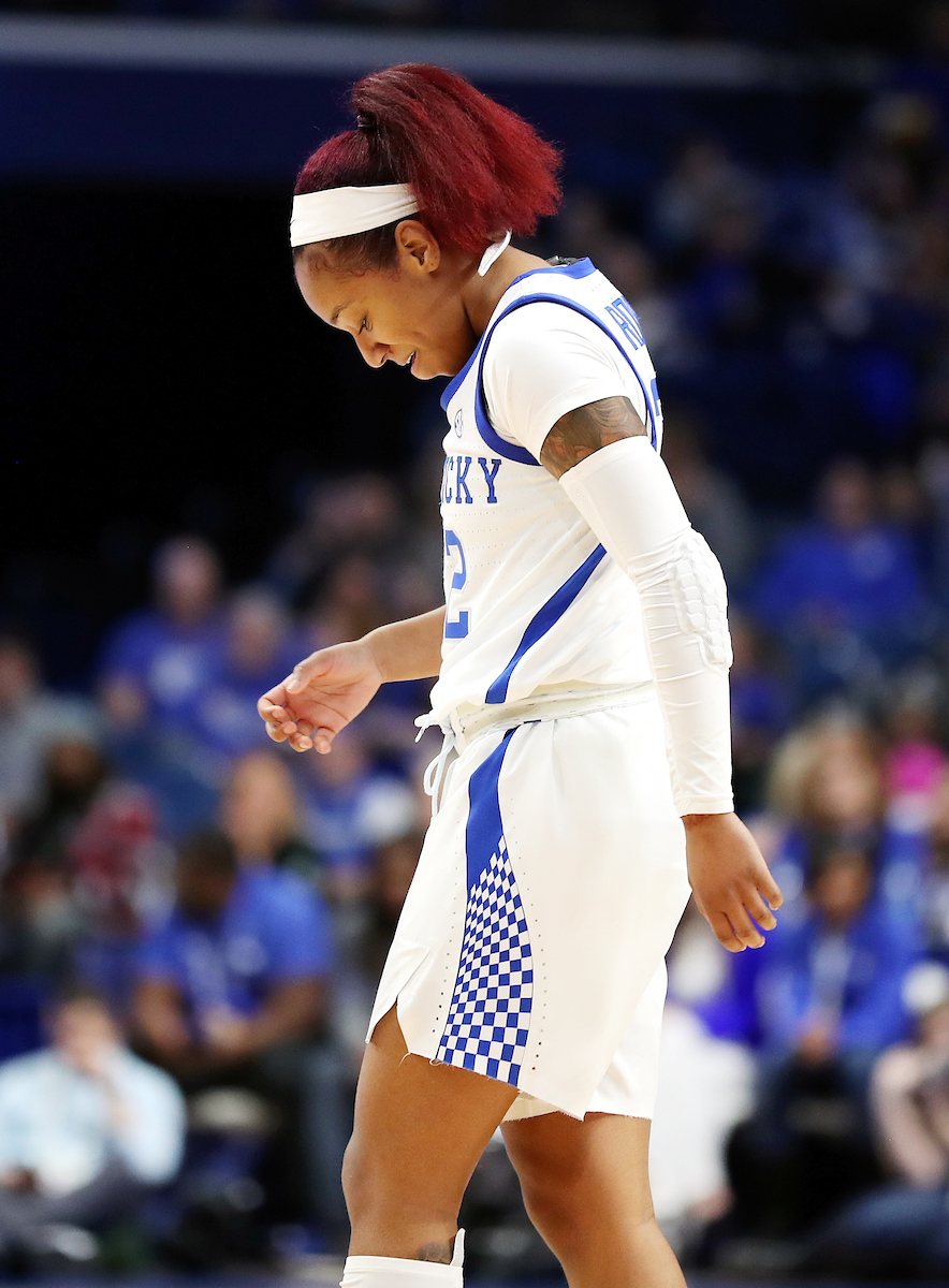 Jaida Roper

The UK Women's Basketball team beat Florida 62-51. 

Photo by Britney Howard | UK Athletics
