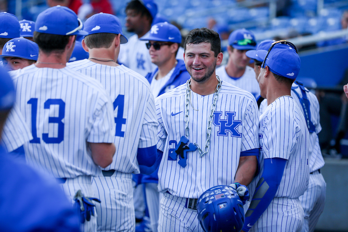 Jacob Plastiak.

Kentucky defeats Dayton 14 - 3.

Photo by Sarah Caputi | UK Athletics