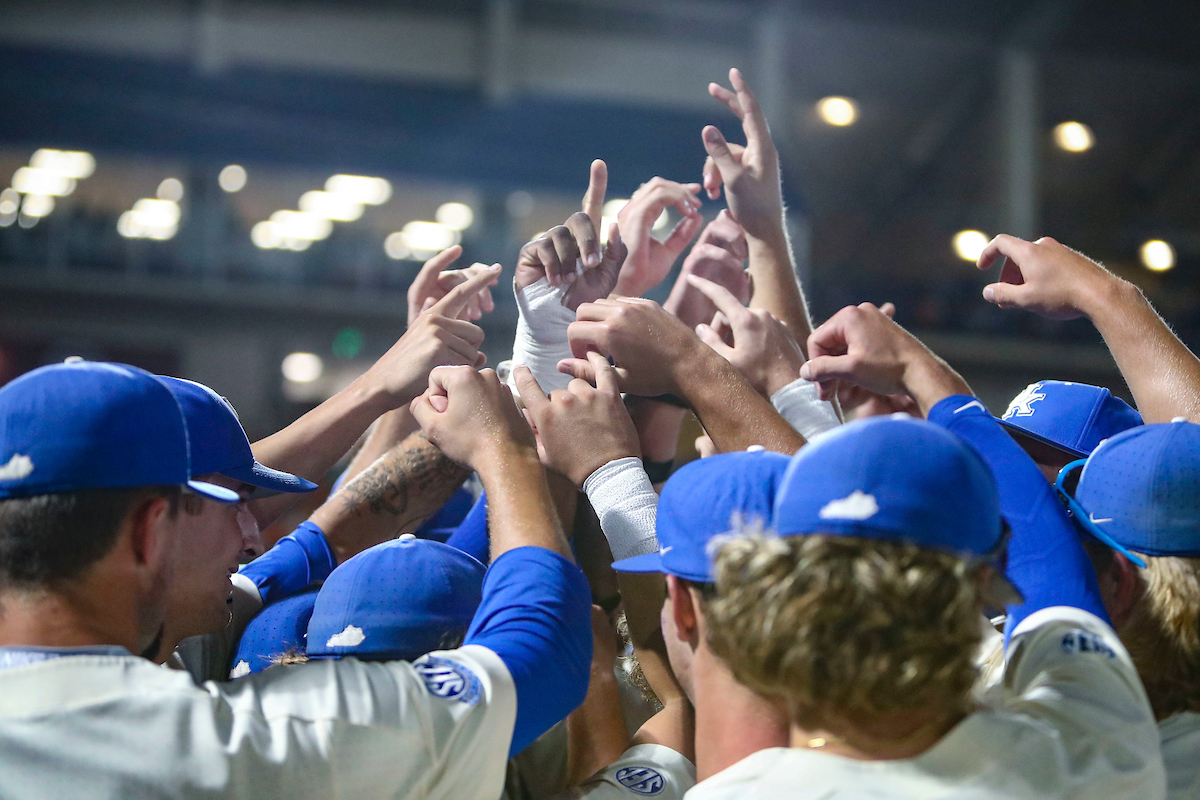 Team.

Kentucky loses to Tennessee 2-12.

Photo by Sarah Caputi | UK Athletics