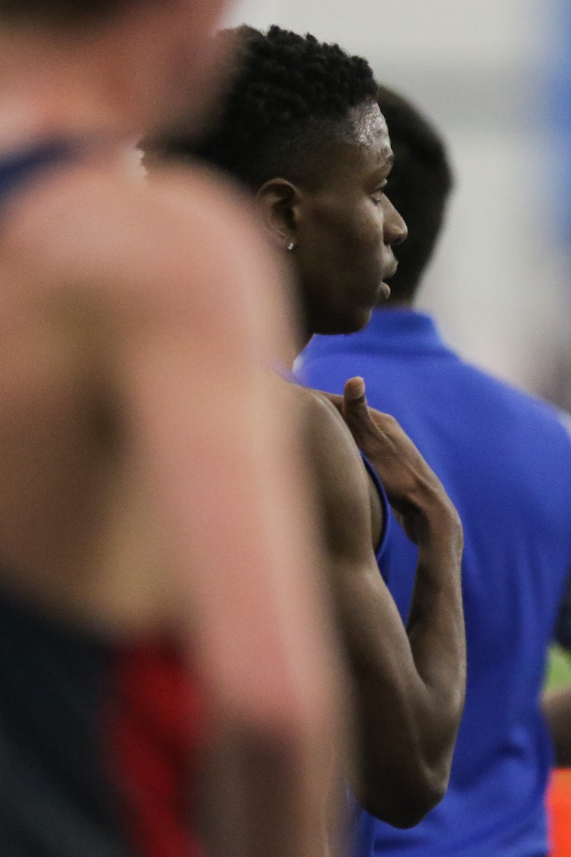 Men's 4x400m relay. 

Day two of the Jim Green invitational

Photo by Eddie Justice | UK Athletics