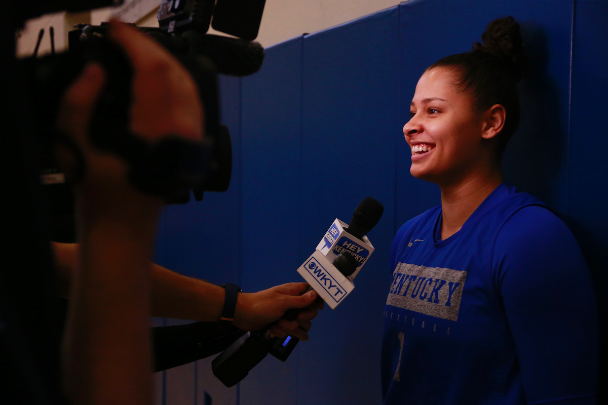 Sabrina Haines.

2019 Media Day

Photo by Noah J. Richter | UK Athletics