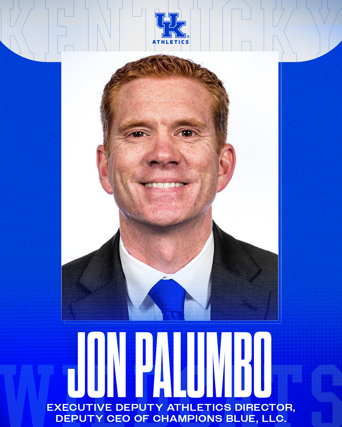 Jon Palumbo Named Executive Deputy Athletics Director and Deputy CEO of Champions Blue