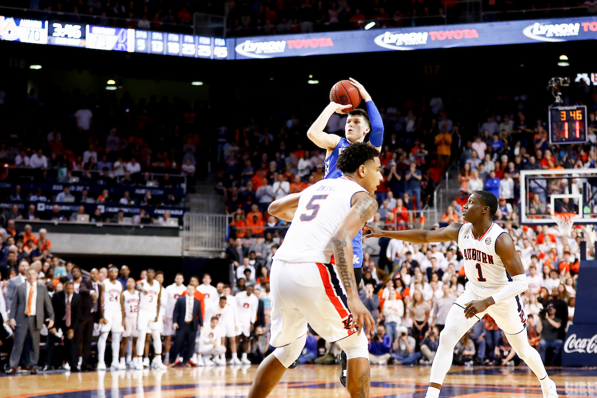 Tyler Herro.

Kentucky beat Auburn 82-80 at Auburn Arena in Auburn, AL., on Saturday, January 19, 2019.

Photo by Chet White | UK Athletics