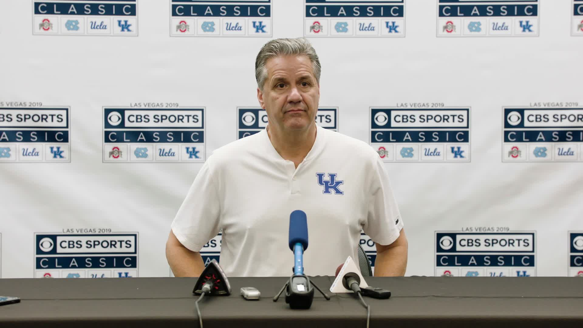 MBB: Coach Calipari Pre-Ohio State Press Conference