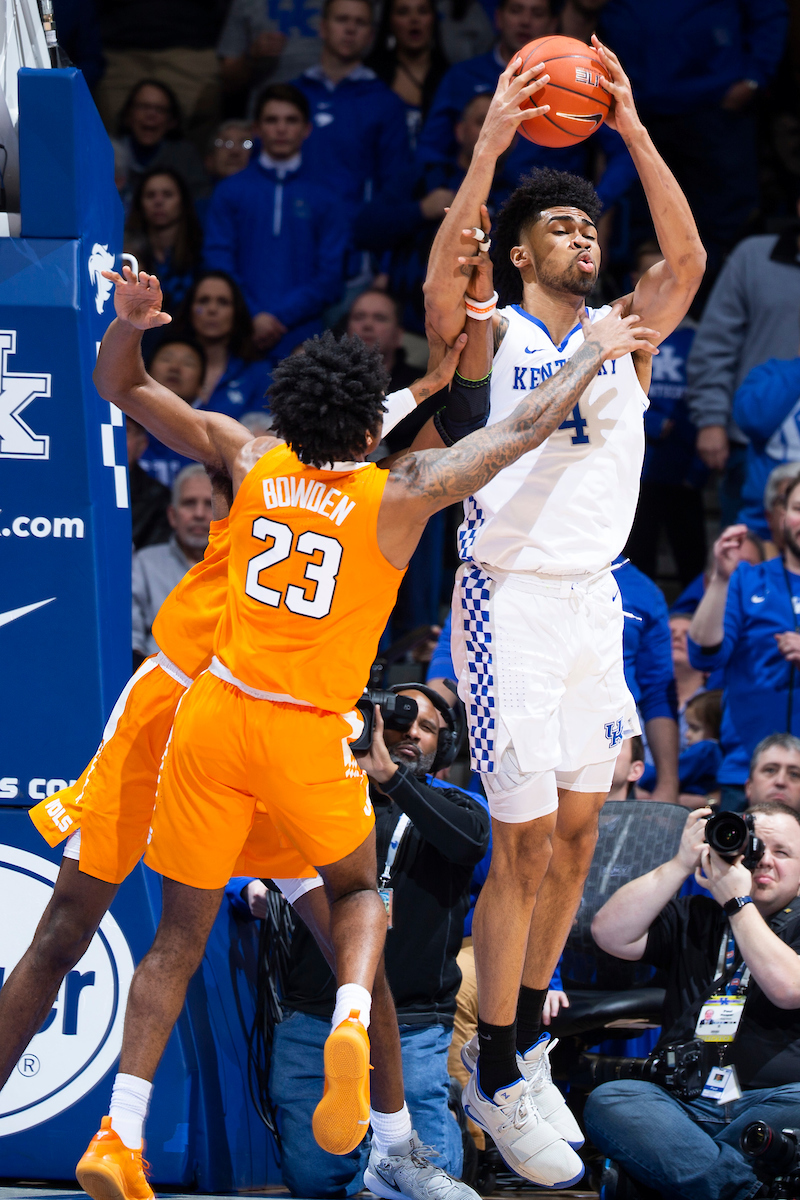 Nick Richards.

Kentucky beat Tennessee 86-69.

Photo by Chet White | UK Athletics