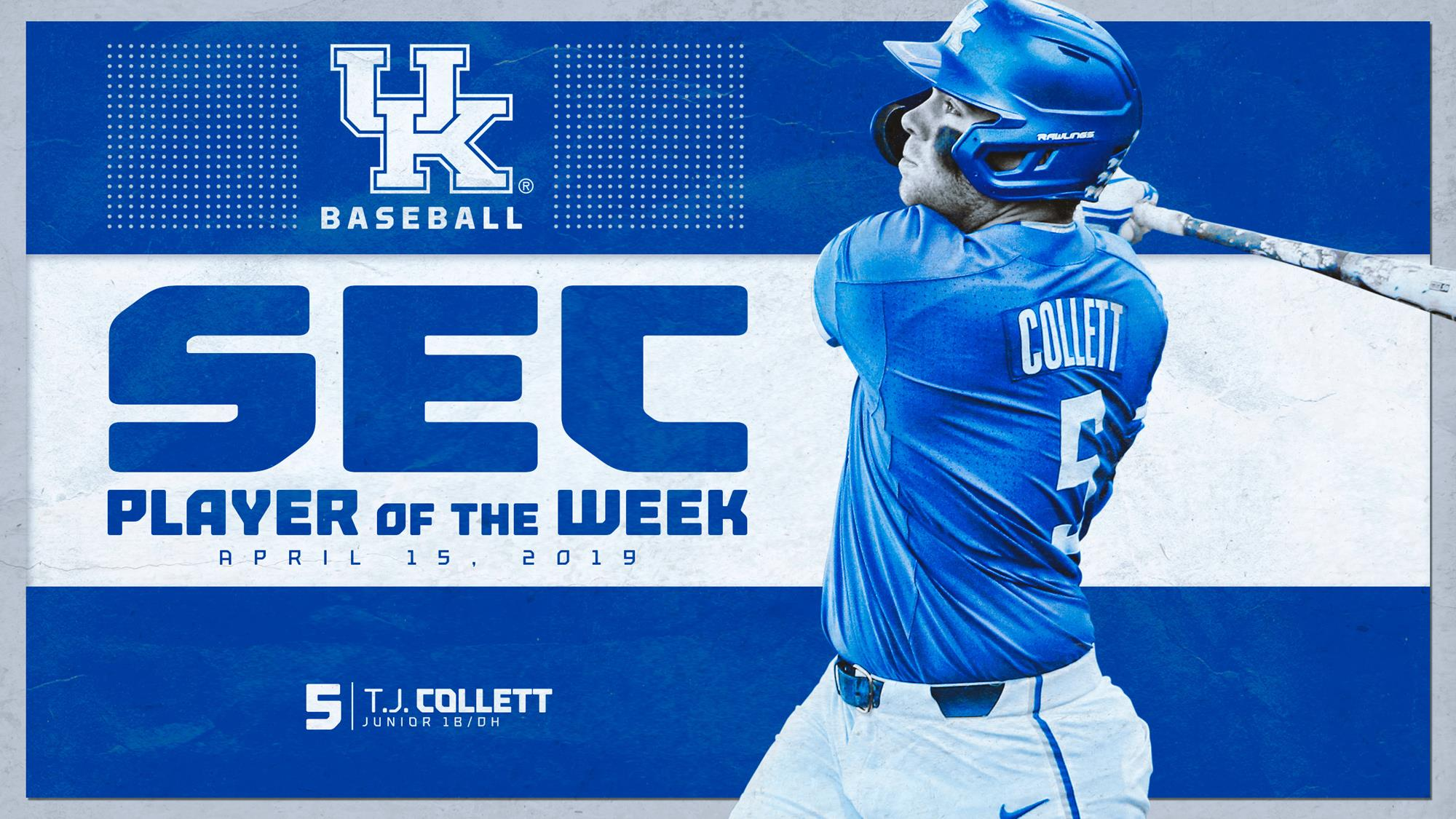 T.J. Collett Named SEC Player of the Week