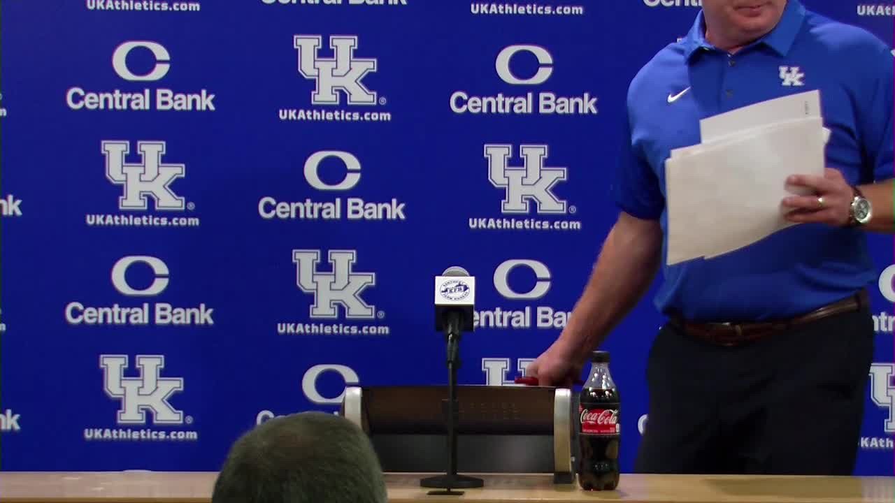 FB: Coach Stoops Pre-Central Michigan