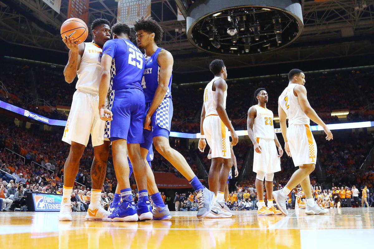 PJ Washington. Nick Richards.

The University of Kentucky men's basketball team falls to Tennessee 76-65 on Saturday, January 6, 2018, at Thompson-Boling Arena in Knoxville, TN.

Photo by Chet White | UK Athletics