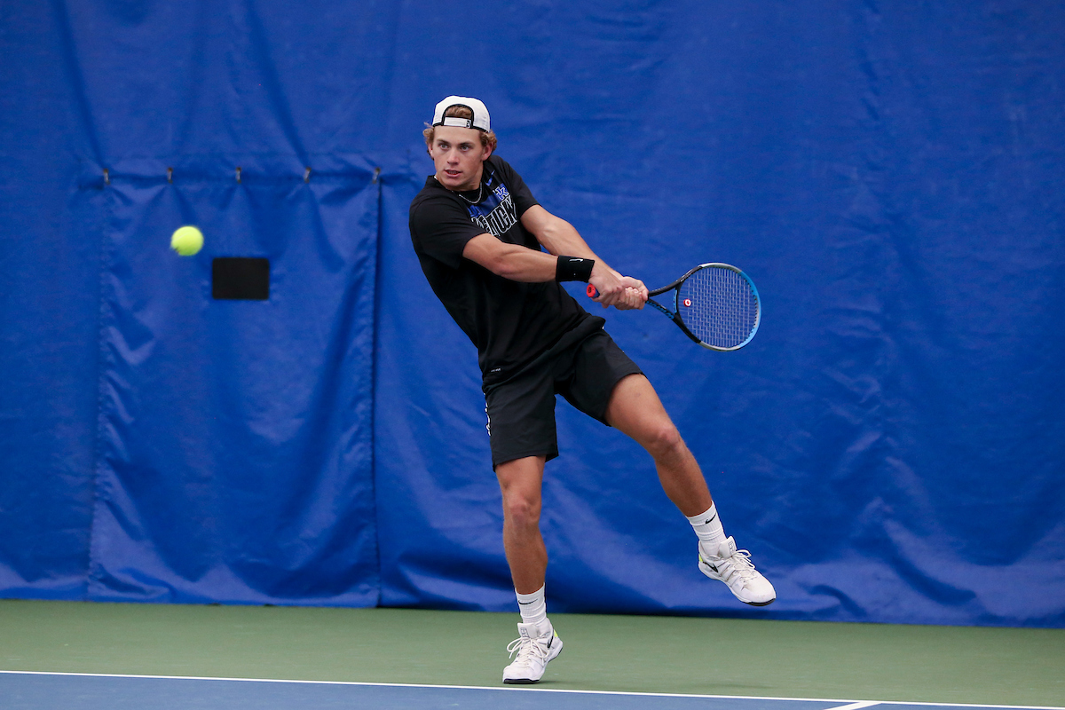 Liam Draxl.

Kentucky beats Arkansas 7 - 0.

Photo by Sarah Caputi | UK Athletics