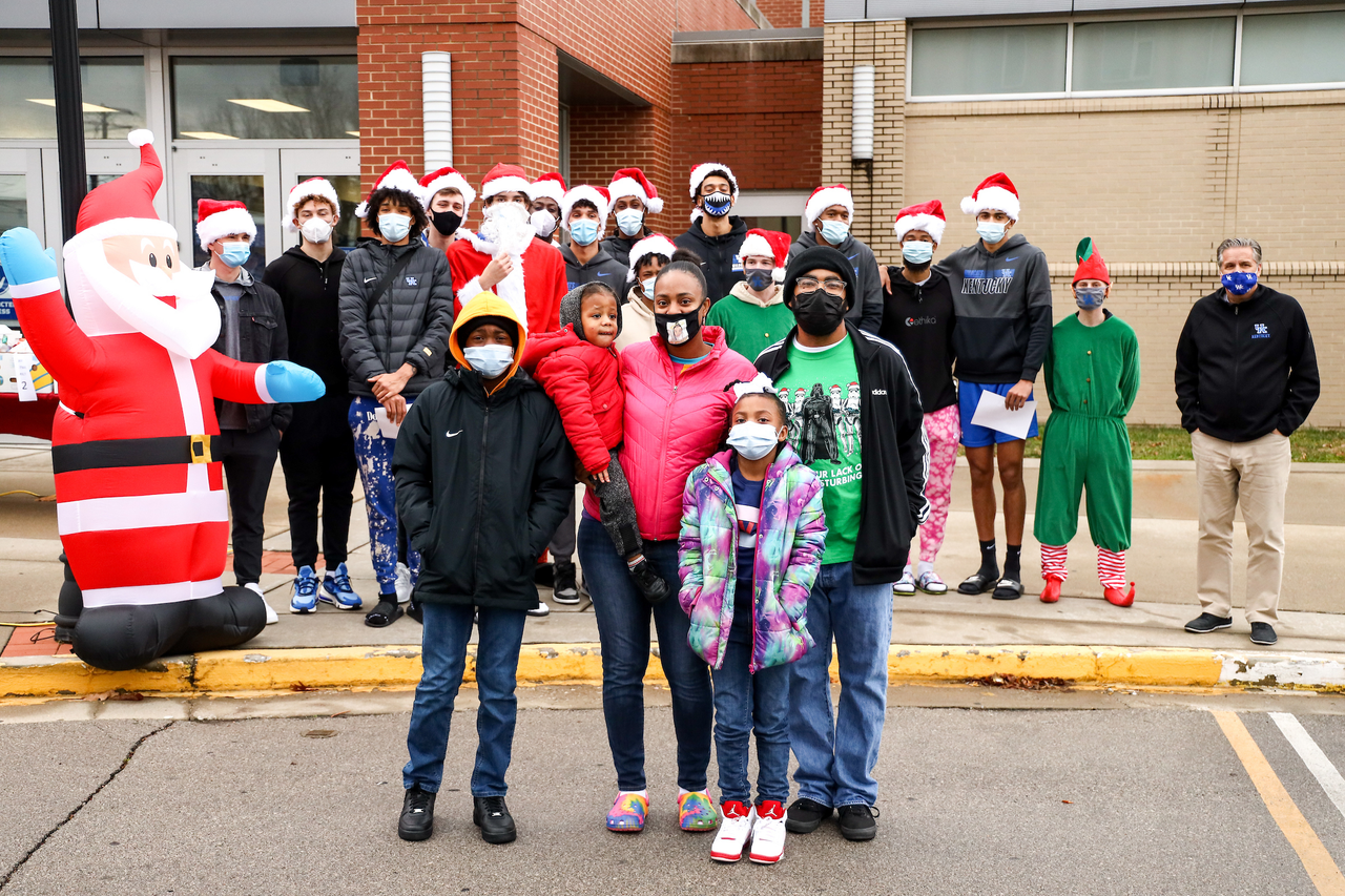 Family. 

Kentucky men's basketball gives back for the holidays.

Photo by Eddie Justice | UK Athletics