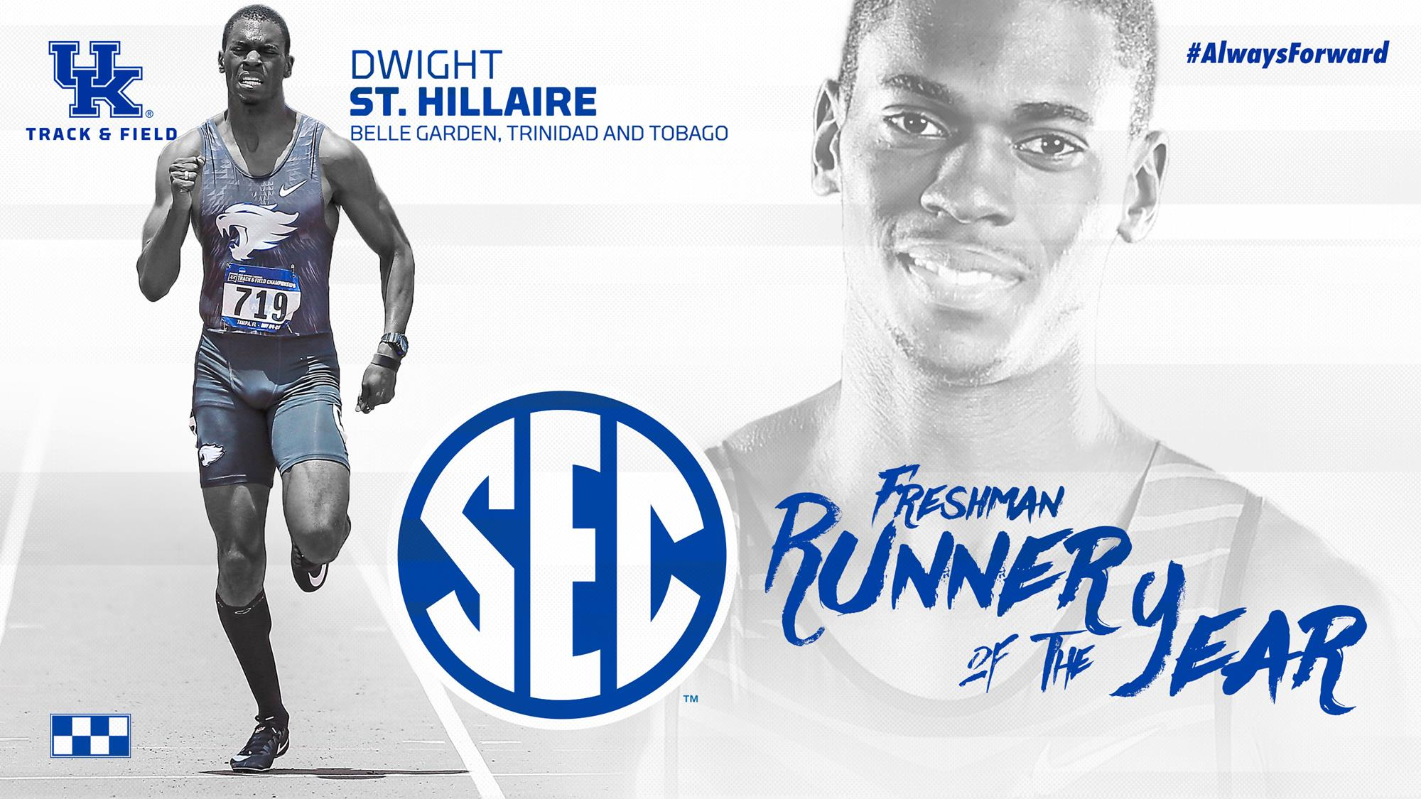 McLaughlin, St. Hillaire Named SEC Freshmen Runners of the Year