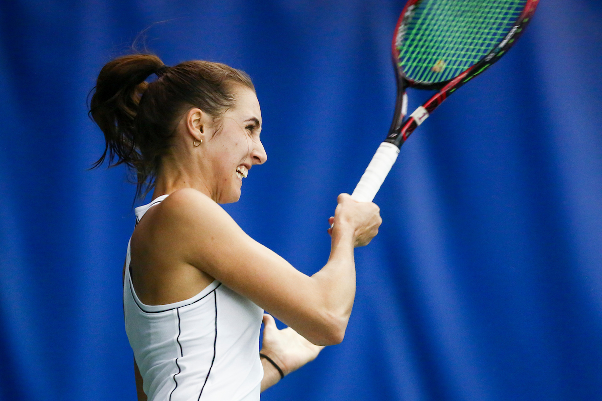 Anastasia Tkachenko.

Kentucky beat Kennesaw State 7-0.

Photo by Hannah Phillips | UK Athletics