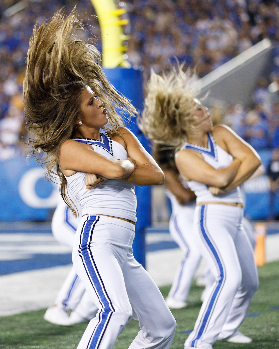 Dance Team.

UK beat LSU 42-21.

Photo by Elliott Hess | UK Athletics