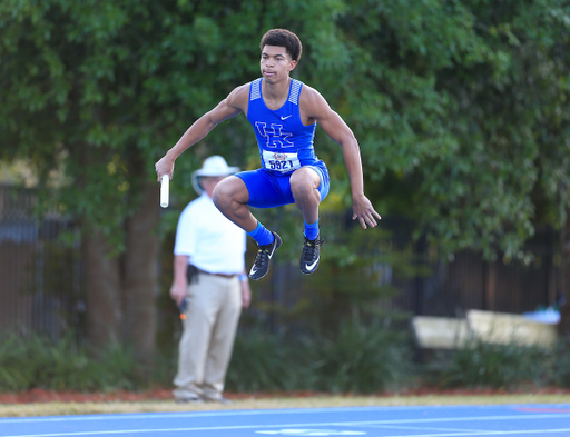 during the Pepsi Florida Relays at James G. Pressly Stadium on Saturday, March 30, 2019 in Gainesville, Fla. (Photo by Matt Stamey)