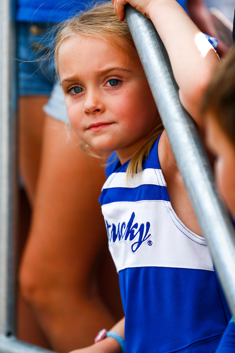 Fan.

UK beat EMU 38-17.

Photo by Isaac Janssen | UK Athletics