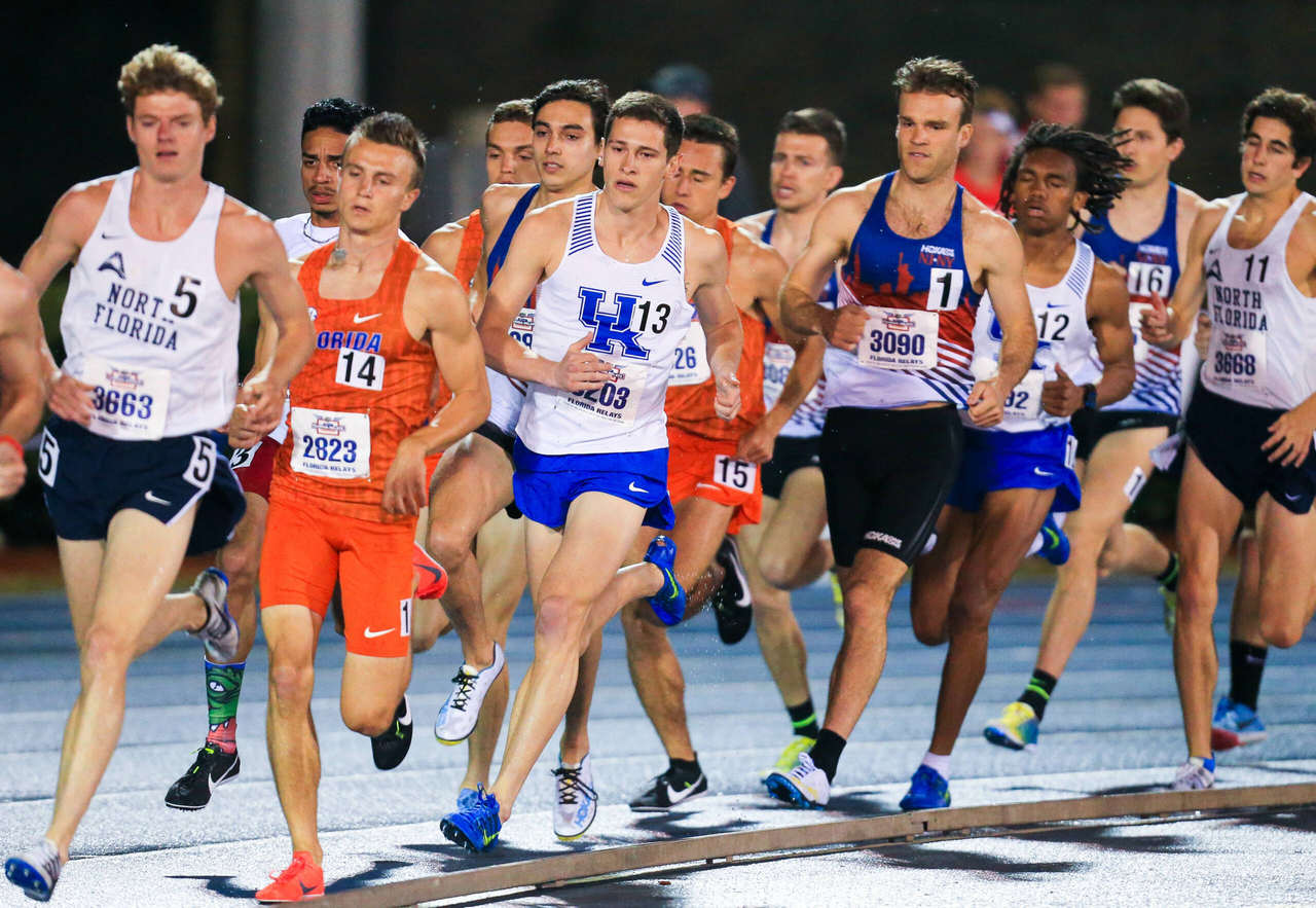 The Kentucky Wildcats compete in the Florida Relays on Friday, March 30, 2018 in Gainesville, Fla. (Photo by Matt Stamey)  