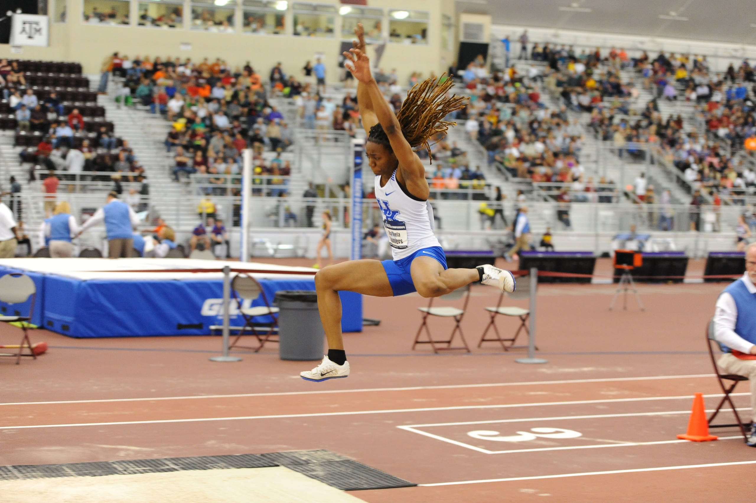 Sha’Keela Saunders Wins NCAA Indoor Long Jump