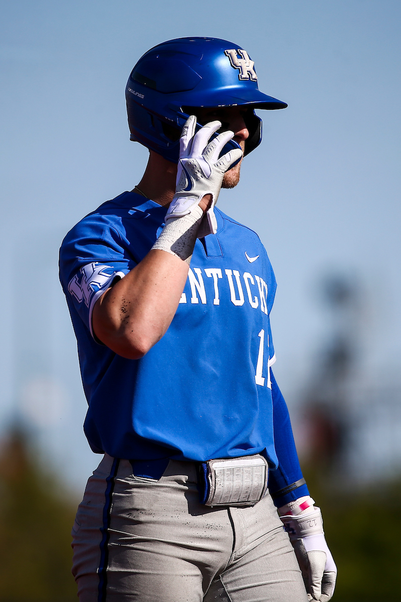 Chase Estep. 

Kentucky falls to Louisville 2-4.

Photo by Sarah Caputi | UK Athletics