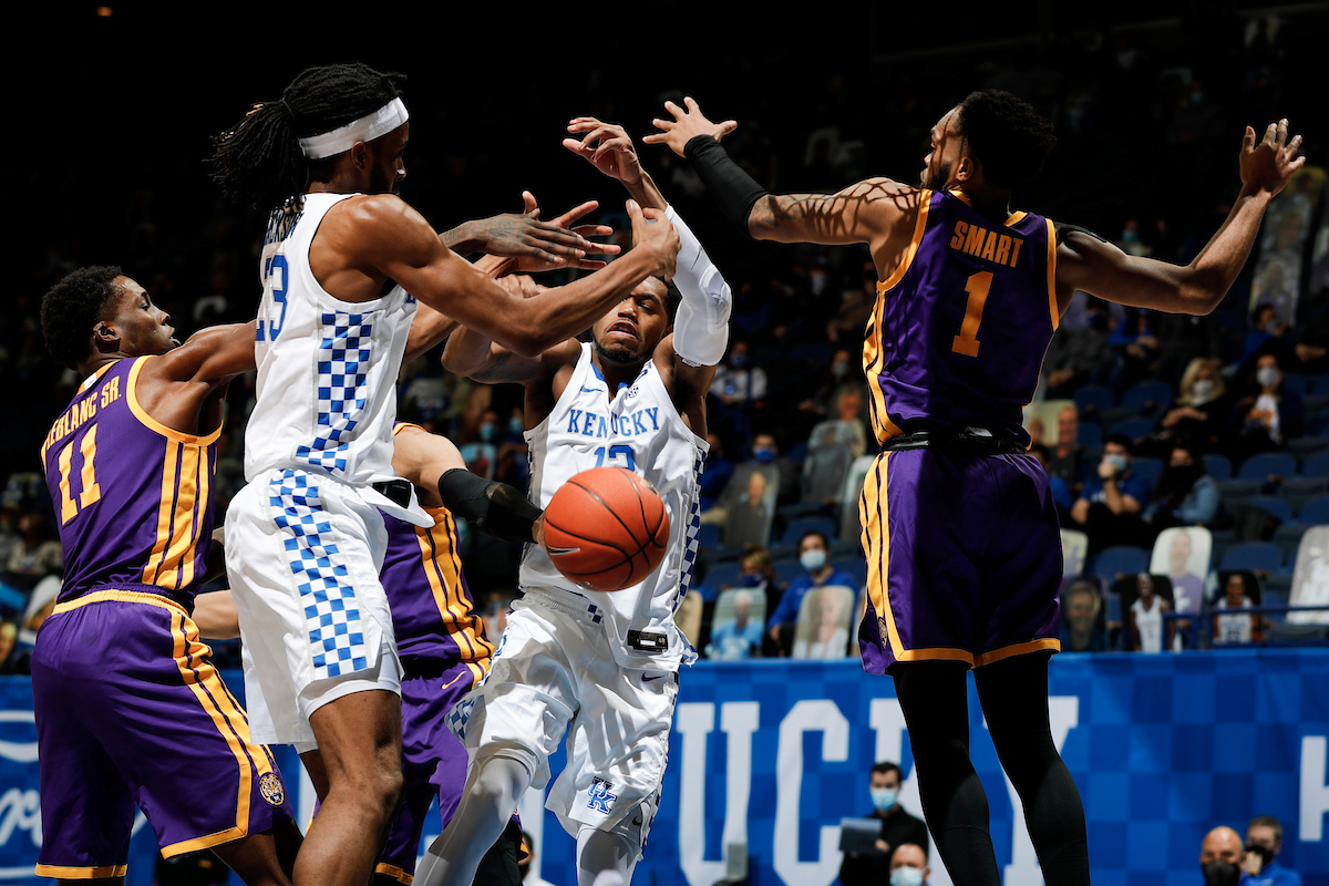 Isaiah Jackson. Keion Brooks Jr.

Kentucky beat LSU, 82-69.

Photo by Chet White | UK Athletics