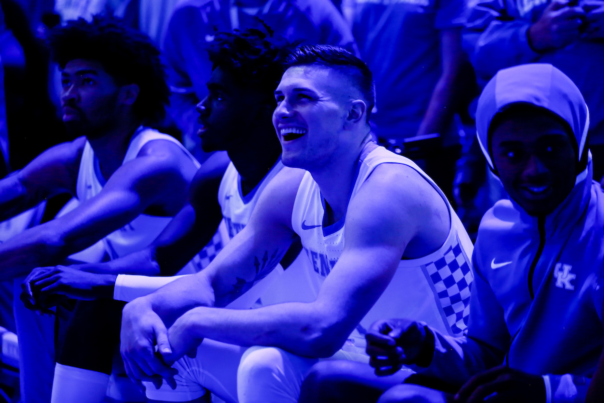 Nate Sestina.

UK falls to Evansville 67-64.

Photo by Hannah Phillips | UK Athletics