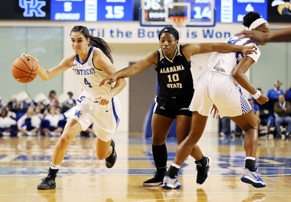 Maci Morris

UK Women's Basketball beats Alabama State on Wednesday, November 7, 2018 .

Photo by Britney Howard | UK Athletics