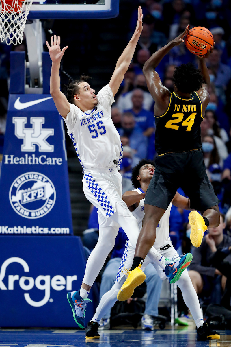 Lance Ware. Sahvir Wheeler.

Kentucky beat Missouri 83-56.

Photos by Chet White | UK Athletics