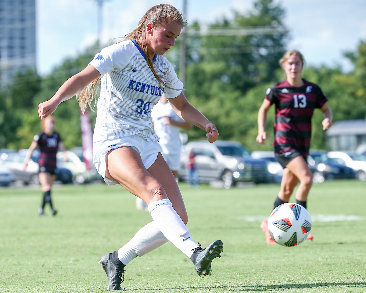 Jordyn Rhodes.

Kentucky beats Eastern Kentucky University 6 - 0.

Photo by Sarah Caputi | UK Athletics