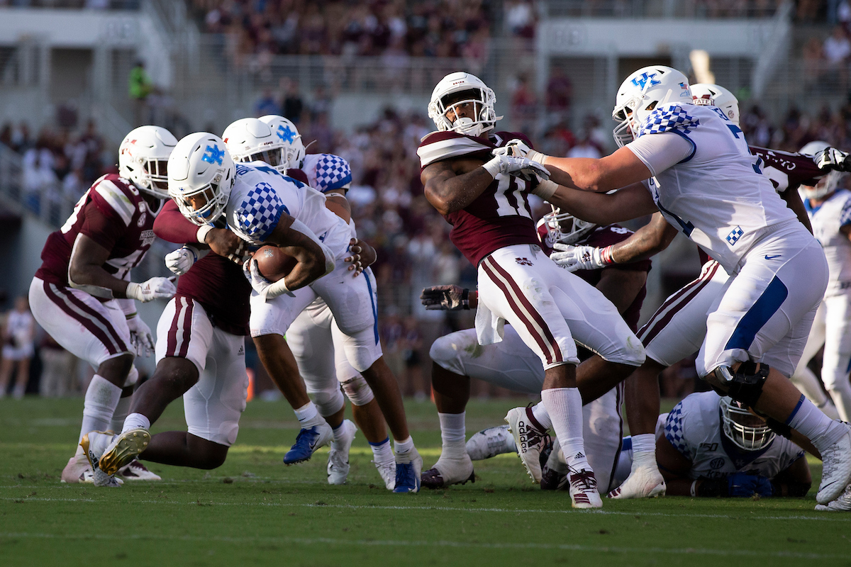 ASIM ROSE.

Kentucky falls to Mississippi State, 28-13.

Photo by Elliott Hess | UK Athletics