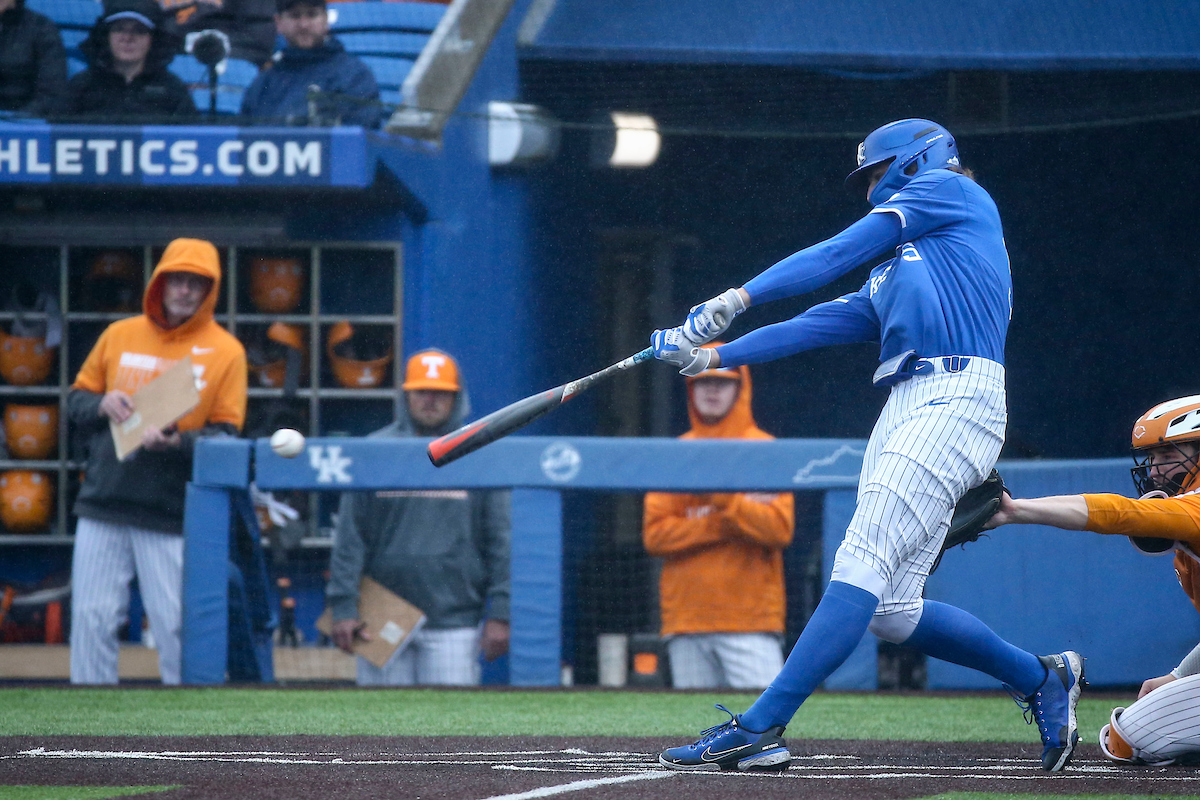Adam Fogel.

Kentucky loses to Tennessee 7-2.

Photo by Sarah Caputi | UK Athletics