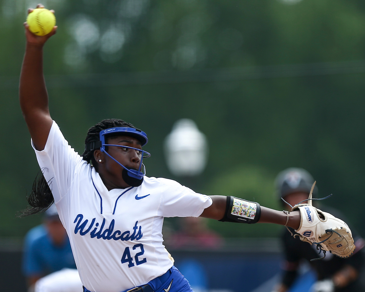 Izzy Harrison.

Kentucky falls to Virginia Tech 2-9.

Photo by Grace Bradley | UK Athletics