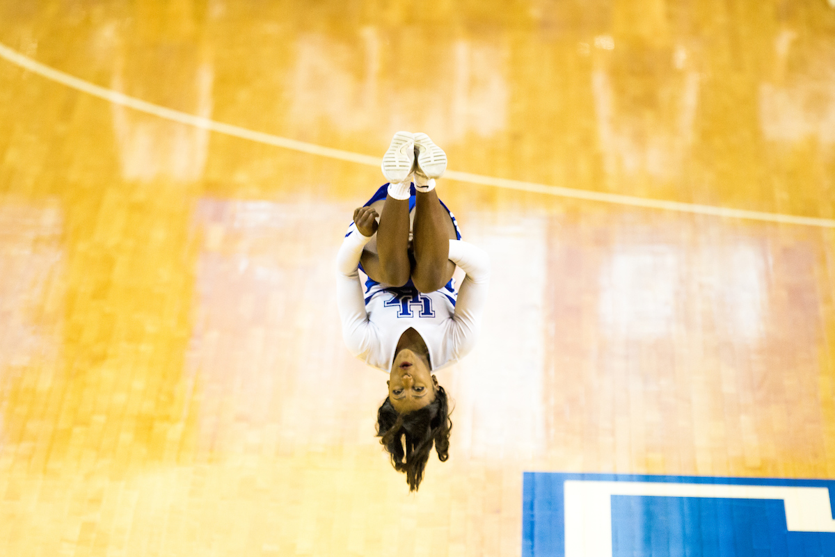 Cheer

UK women's basketball beats Morehead State. 

Photo by Maddie Baker  | UK Athletics