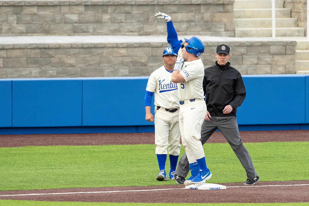 Kentucky Wildcats T.J. Collett (5)

UK over WKU 15-0 at Kentucky Proud Park. 

Photo by Mark Mahan | UK Athletics