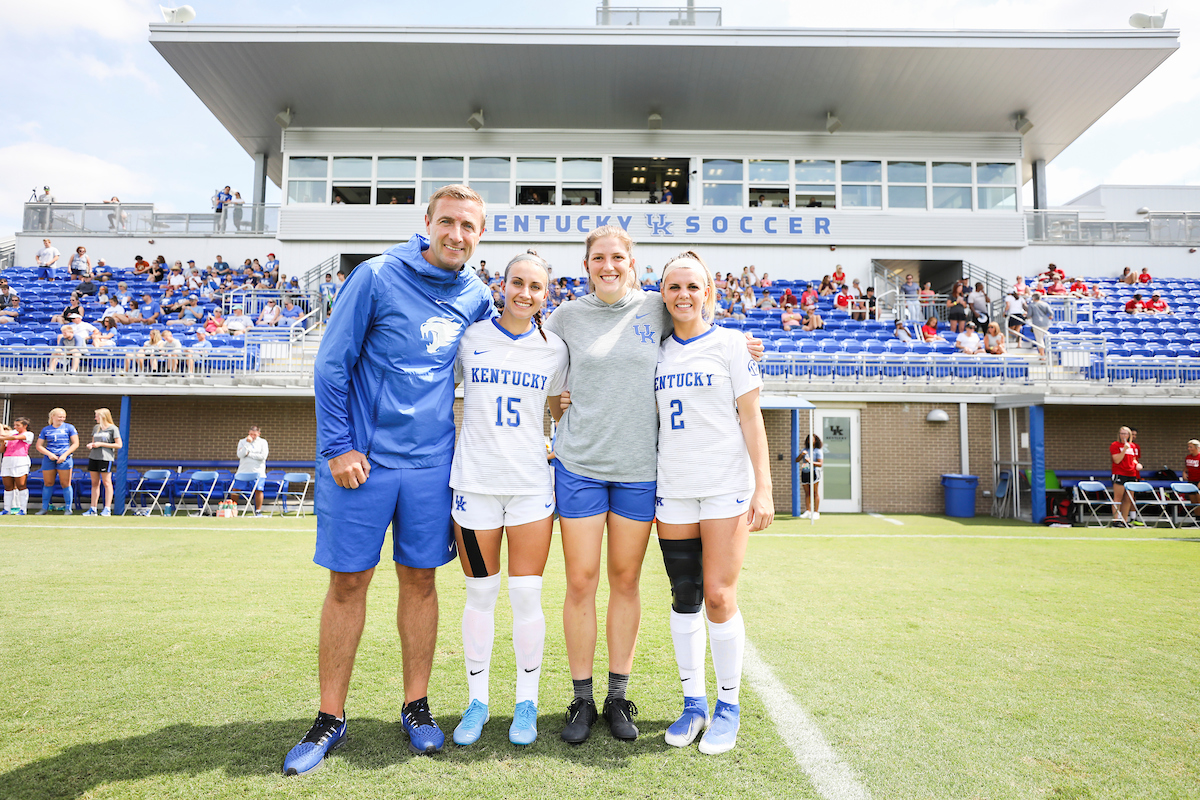 Ian Carry. Gina Crosetti. Evangeline Soucie. Foster Ignoffo. 

UK beat Miami (OH) 3-0 on Senior Day.

Photo by Chet White | UK Athletics