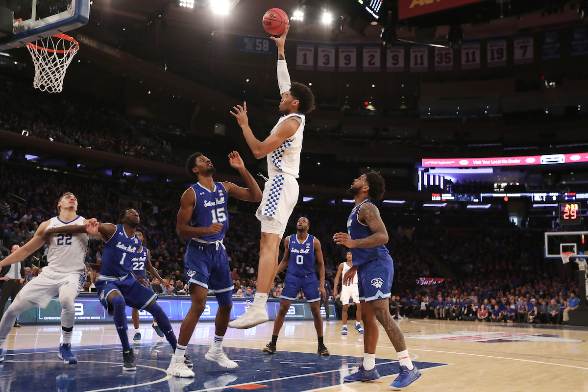 Nick Richards.

UK falls to Seton Hall 84-83.

Photo by Quinn Foster | UK Athletics