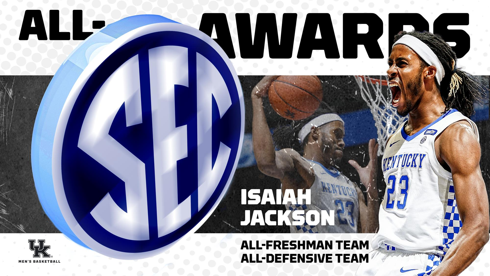 Jackson Named to SEC All-Freshman and All-Defensive Teams