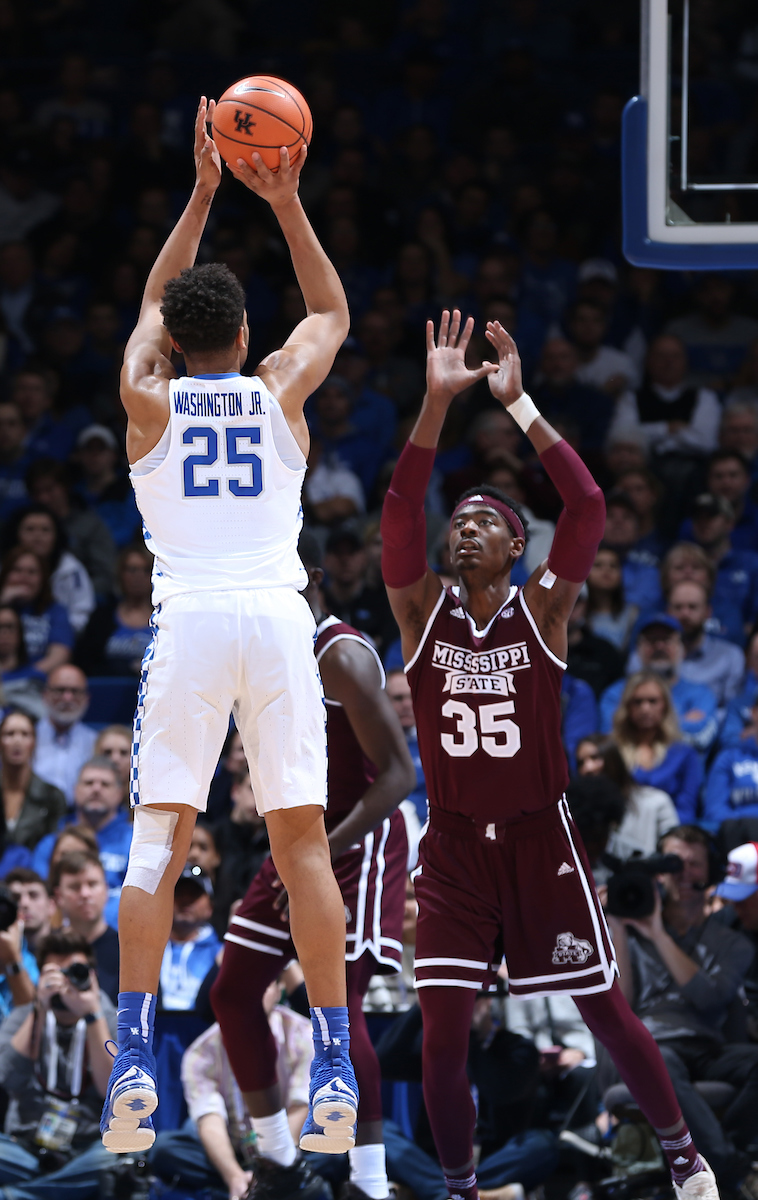 PJ Washington

The University of Kentucky men's basketball team defeats Mississippi State 78-65 on Tuesday, January 23, 2017, in Lexington's Rupp Arena.


Photo By Barry Westerman | UK Athletics