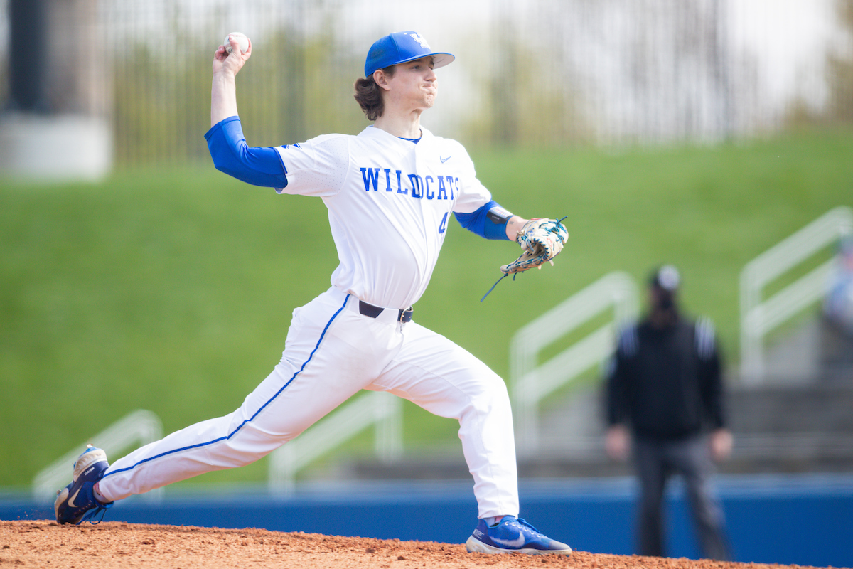 Zack Lee.

Kentucky beats Alabama 11 - 0

Photo by Grant Lee | UK Athletics