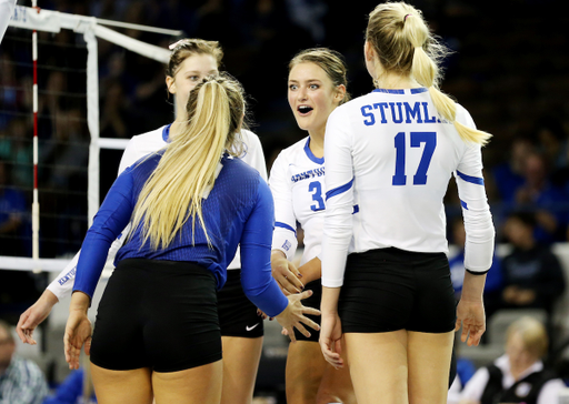 MADISON LILLEY

UK volleyball beats Murray State in the first round of the NCAA Tournament.  

Photo by Britney Howard  | UK Athletics