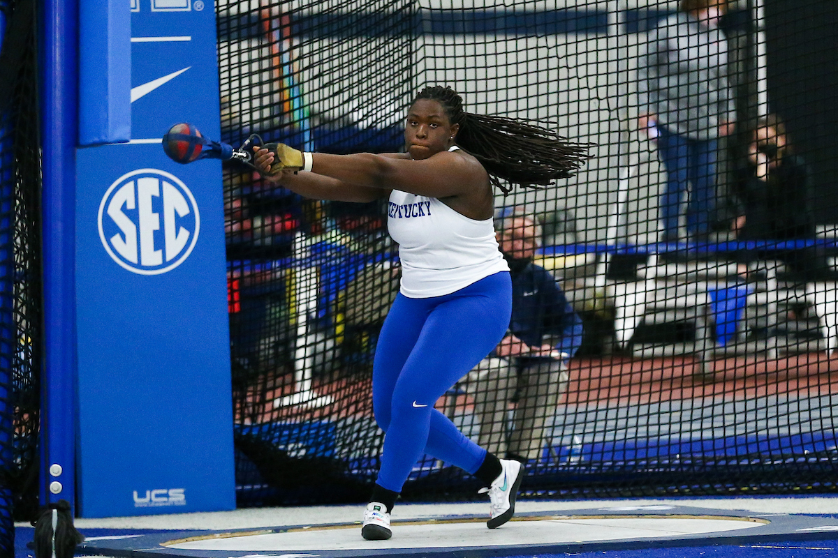 Simisola Akinrinsola.

Day One of the Jim Green Invitational.

Photo by Abbey Cutrer | UK Athletics