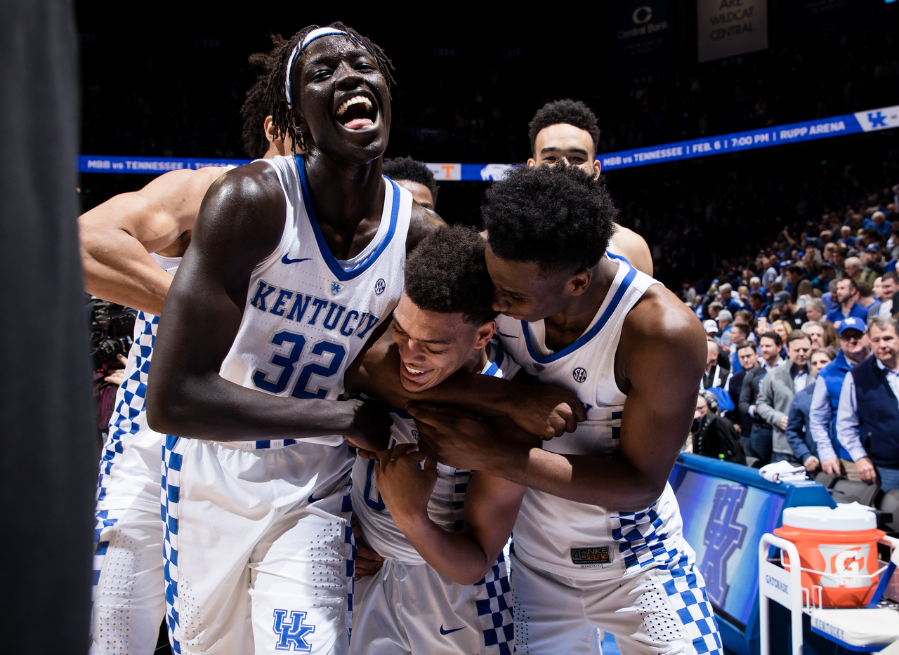 Quade Green. Wenyen Gabriel.

The University of Kentucky men's basketball team beats Vanderbilt 83-81 on Tuesday, January 30, 2018 at Rupp Arena in Lexington, Ky.

Photo by Elliott Hess | UK Athletics