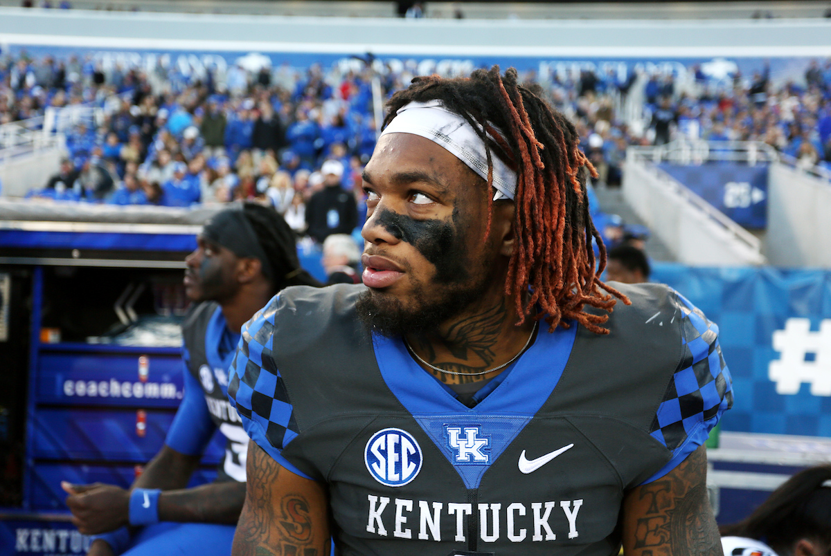 Lynn Bowden

Georgia beats UK 34-17.

Photo by Britney Howard | UK Athletics