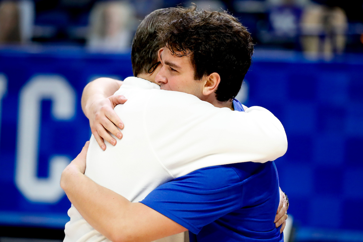 Riley Welch. John Calipari.

UK loses to Florida 71-67.

Photo by Chet White | UK Athletics