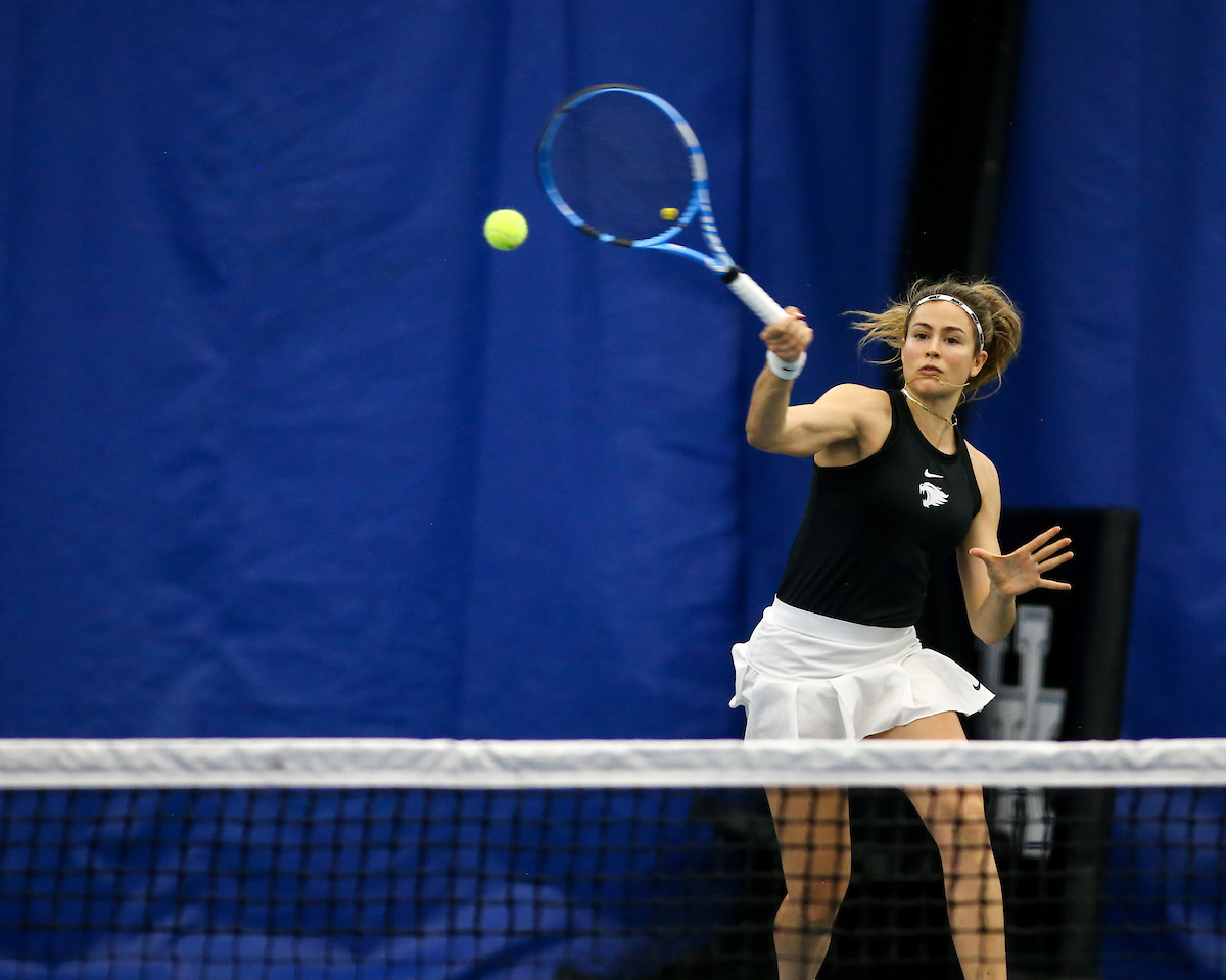 Carla Girbau. 

Kentucky beats Miami 7-0.

Photo by Eddie Justice | UK Athletics
