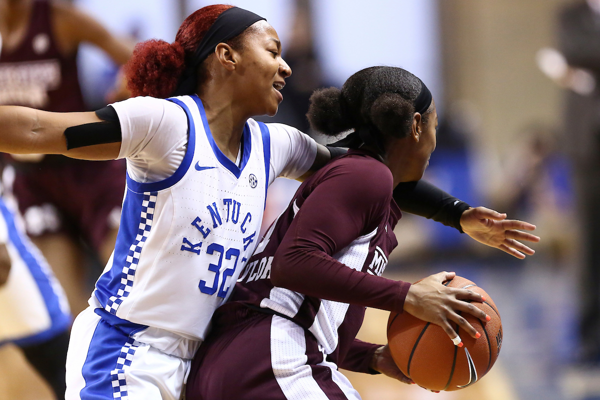 Jaida Roper.

Kentucky beat Mississippi State 73-62.

Photo by Grace Bradley | UK Athletics