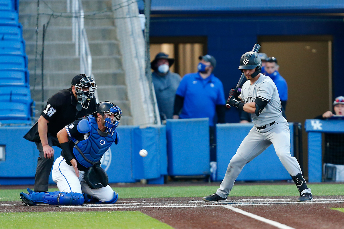 Coltyn Kessler. 

Kentucky falls South Carolina,12-6. 

Photo By Barry Westerman | UK Athletics